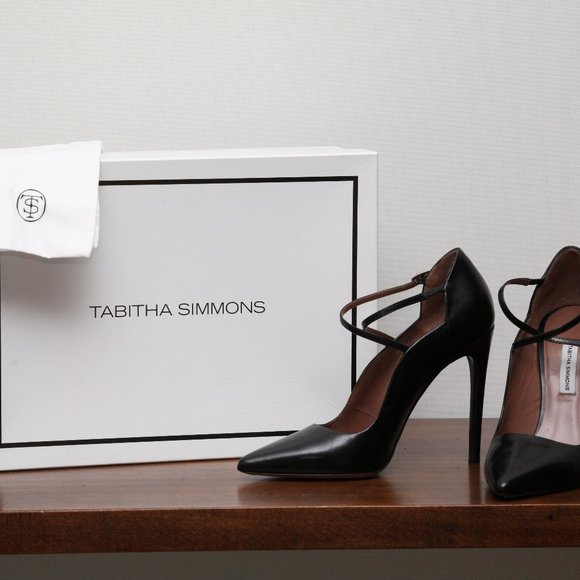 Tabitha Simmons Mari Black Kid - Picture 8 of 8